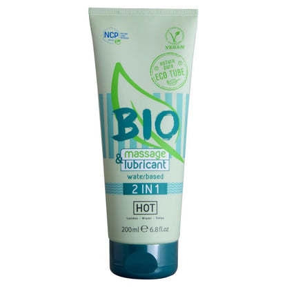 HOT - BIO MASSAGE & LUBRICANT WATERBASED 2 IN 1 200 ML - My naughty haven #