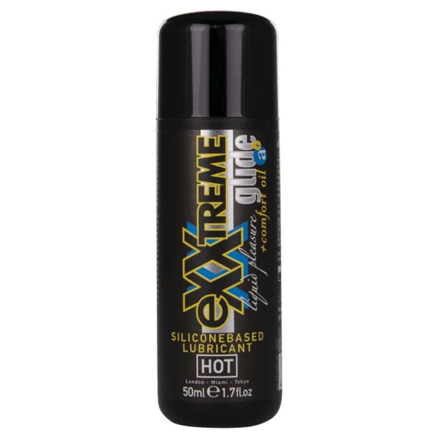 HOT - EXXTREME GLIDE SILICONEBASED LUBRICANT + COMFORT OIL A+ 50 ML - My naughty haven #