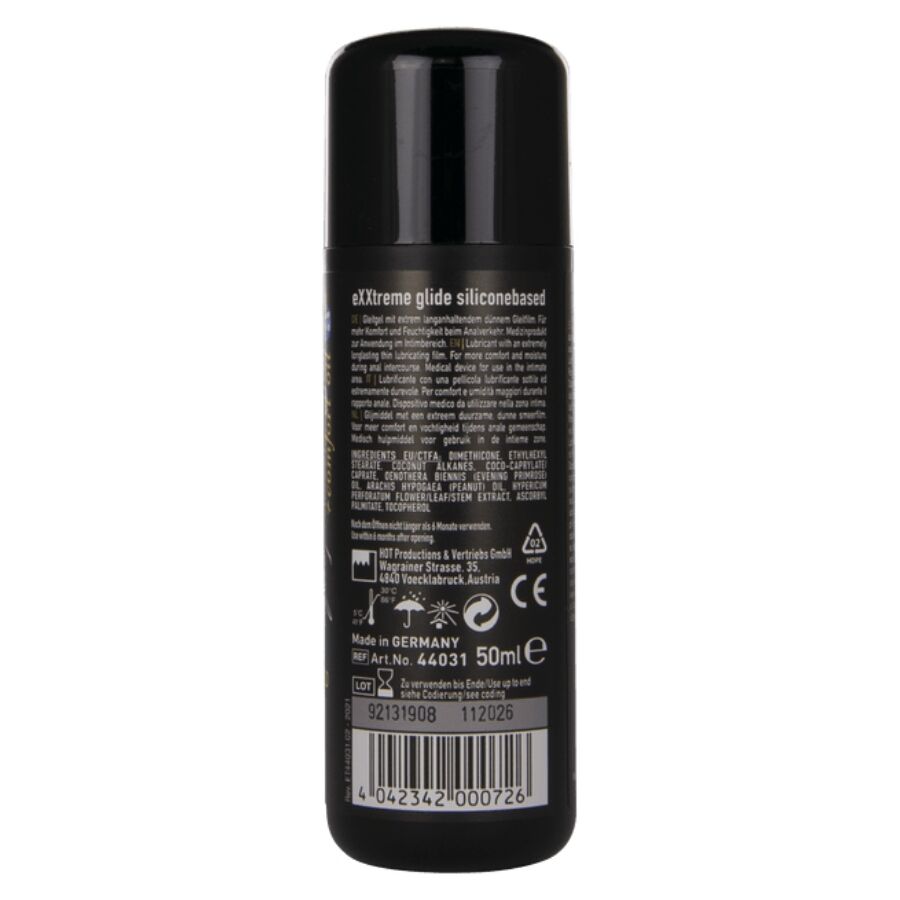 HOT - EXXTREME GLIDE SILICONEBASED LUBRICANT + COMFORT OIL A+ 50 ML - My naughty haven #