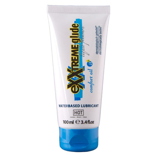 HOT - EXXTREME GLIDE WATERBASED LUBRICANT + COMFORT OIL A+ 100 ML - My naughty haven #