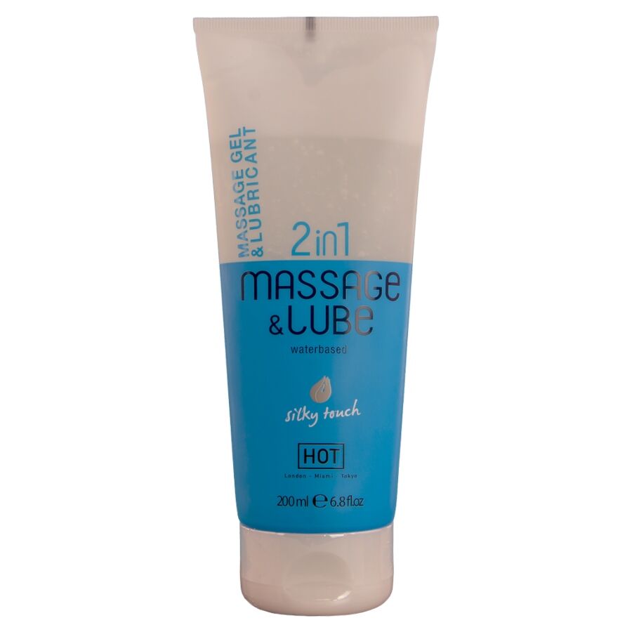 HOT - MASSAGE & GLIDE GEL 2IN1 SILKY TOUCH 200 ML - My naughty haven #