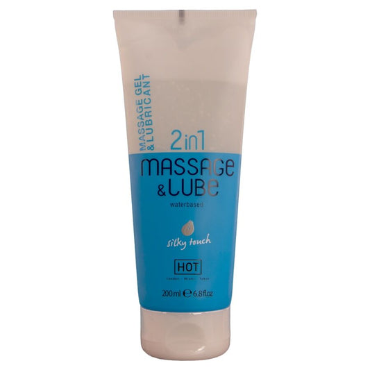 HOT - MASSAGE & GLIDE GEL 2IN1 SILKY TOUCH 200 ML - My naughty haven #
