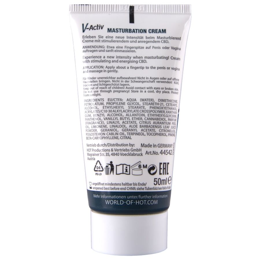 HOT - MASTURBATIONSCREME MIT CBD - UNISEX 100ML - My naughty haven #