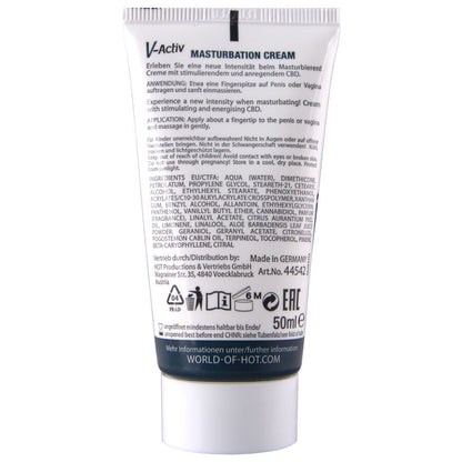 HOT - MASTURBATIONSCREME MIT CBD - UNISEX 100ML - My naughty haven #