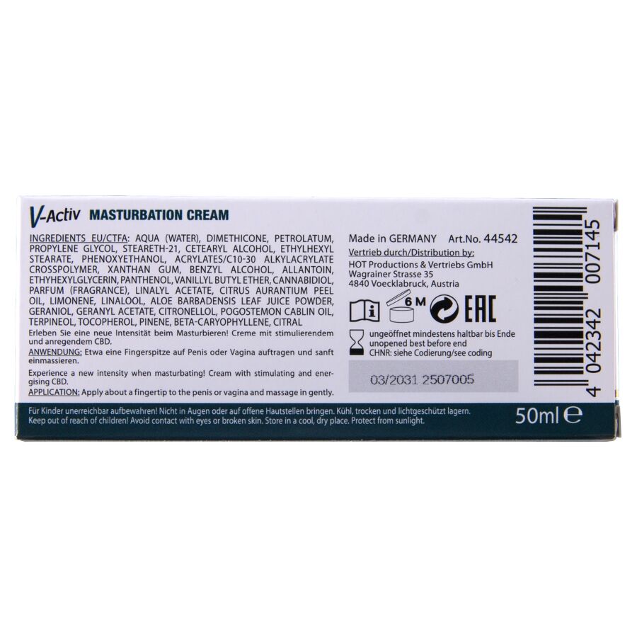 HOT - MASTURBATIONSCREME MIT CBD - UNISEX 100ML - My naughty haven #