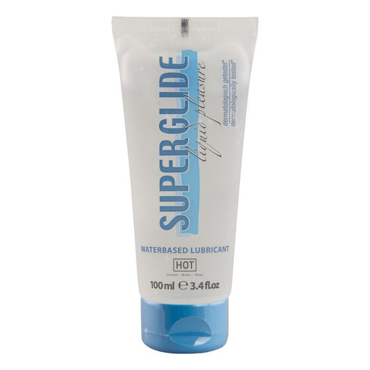 HOT - SUPERGLIDE LIQUID PLEASURE WATERBASED LUBRICANT 100 ML - My naughty haven #