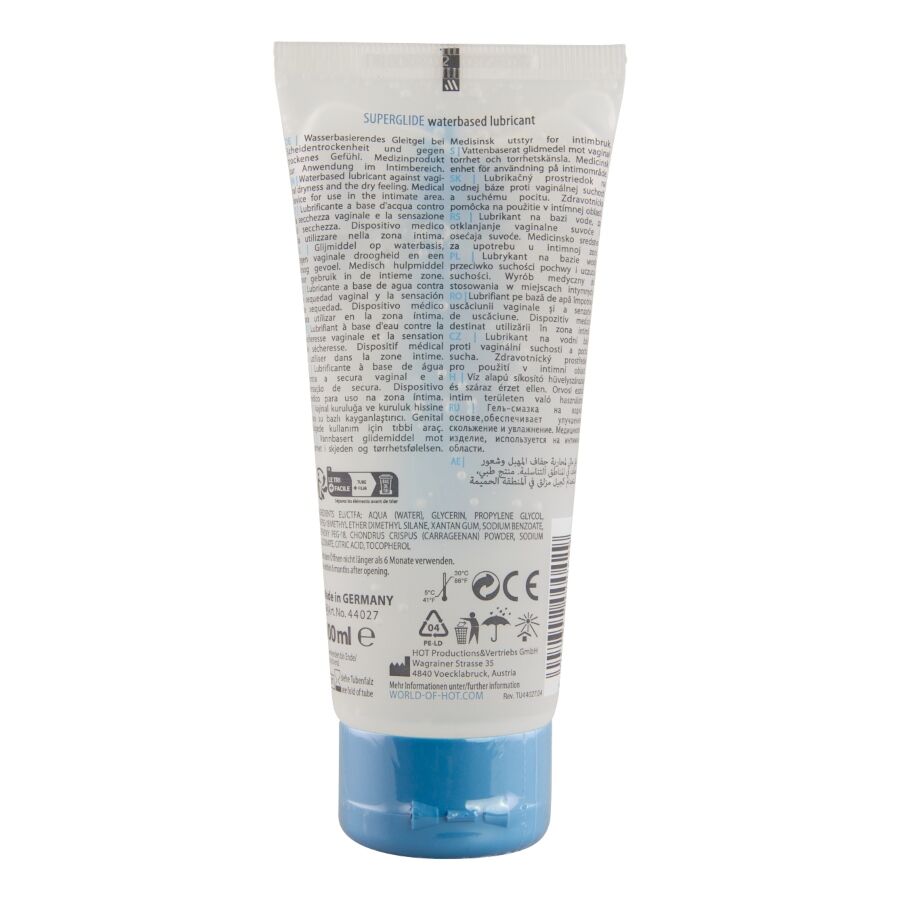 HOT - SUPERGLIDE LIQUID PLEASURE WATERBASED LUBRICANT 100 ML - My naughty haven #
