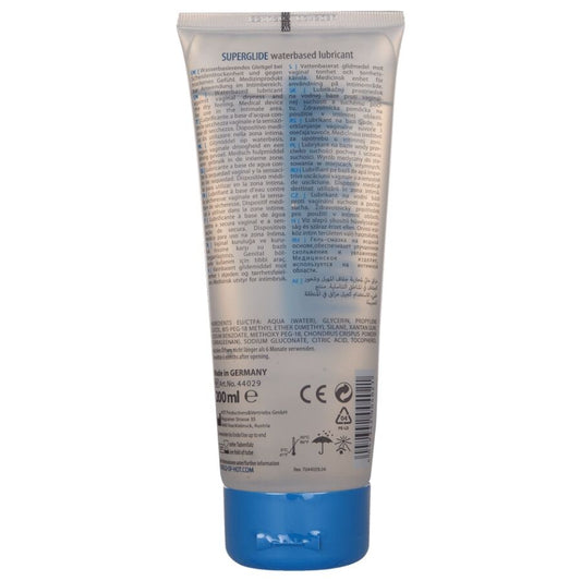 HOT - SUPERGLIDE LIQUID PLEASURE WATERBASED LUBRICANT 200 ML - My naughty haven #