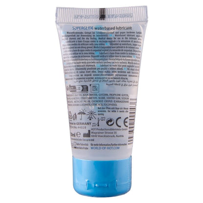 HOT - SUPERGLIDE LIQUID PLEASURE WATERBASED LUBRICANT 30 ML - My naughty haven #