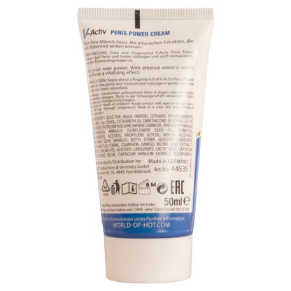 HOT - V-ACTIV PENIS POWER CREAM FOR MEN 50 ML - My naughty haven #