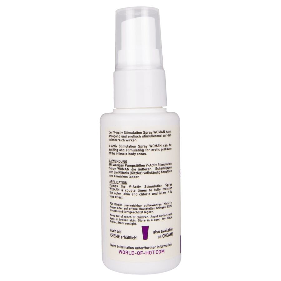 HOT - V-ACTIV STIMULATION SPRAY FOR WOMAN 50 ML - My naughty haven #