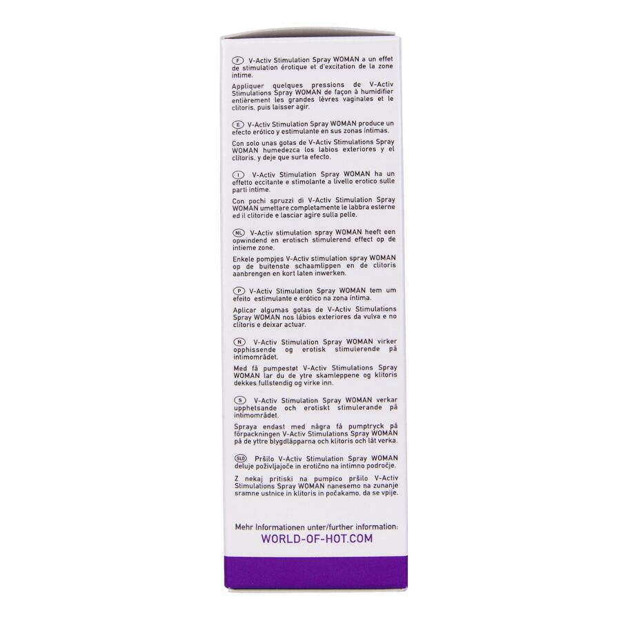 HOT - V-ACTIV STIMULATION SPRAY FOR WOMAN 50 ML - My naughty haven #