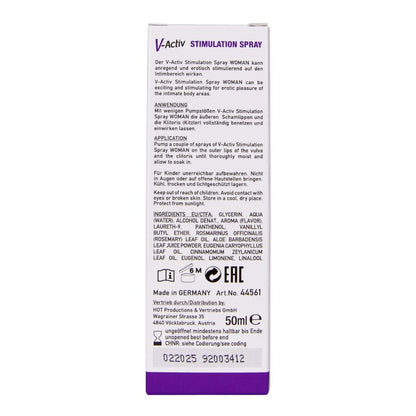 HOT - V-ACTIV STIMULATION SPRAY FOR WOMAN 50 ML - My naughty haven #