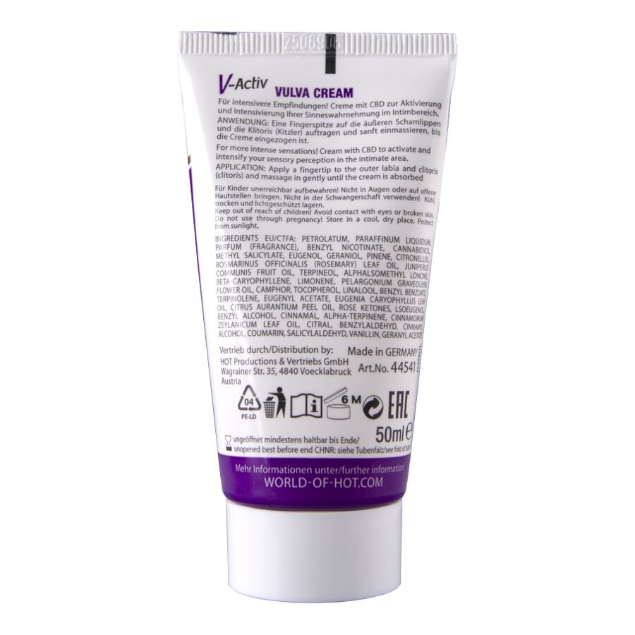 HOT - VULVA CREAM MIT CBD 50ML - My naughty haven #