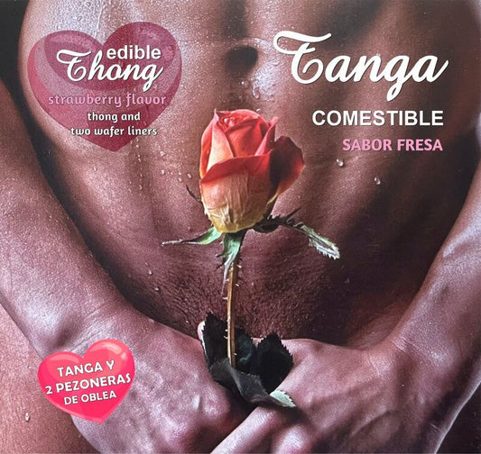 HOTFLOWERS - MEN''S THONG+ 2 STRAWBERRY WAFER NIPPLE /es/pt/en/fr/it/ - My naughty haven #