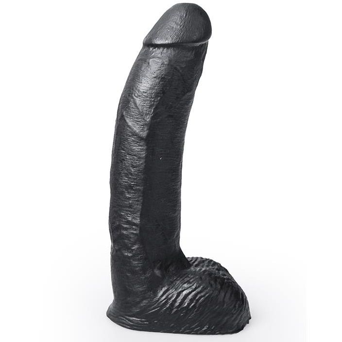 HUNG SYSTEM - REALISTIC DILDO BLACK COLOR GEORGE 22 CM - My naughty haven #