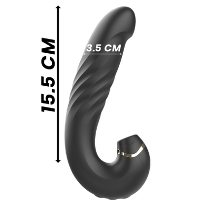 IBIZA - CLIP UP & DOWN + VIBRATOR + CLITORIS SUCTION - My naughty haven #