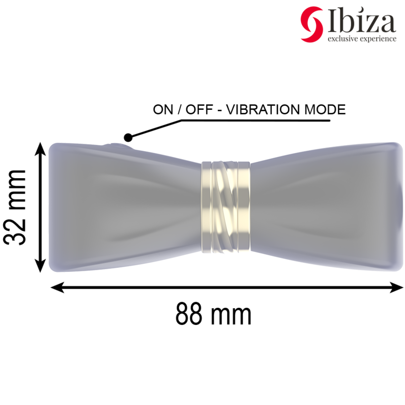 IBIZA - CLIT STIMULATOR 3 HEADS BOW - My naughty haven #