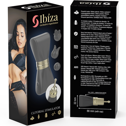 IBIZA - CLIT STIMULATOR 3 HEADS BOW - My naughty haven #