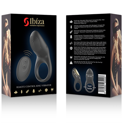 IBIZA - FULL CONTACT REMOTE CONTROL VIBRATING RING - My naughty haven #
