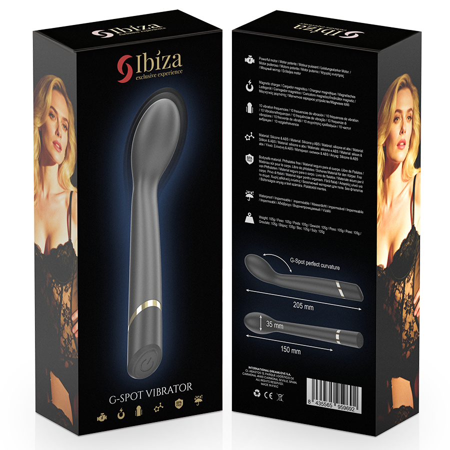 IBIZA - G-SPOT VIBRATOR 10 VIBRATIONS RECHARGEABLE - My naughty haven #