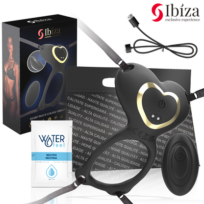 IBIZA - HEART PANTY COUPLE VIBRATOR REMOTE CONTROL - My naughty haven #