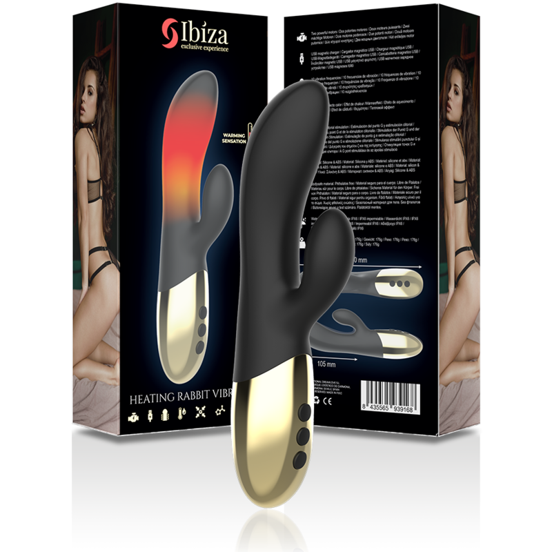 IBIZA - HEATING RABBIT VIBRATOR - My naughty haven #