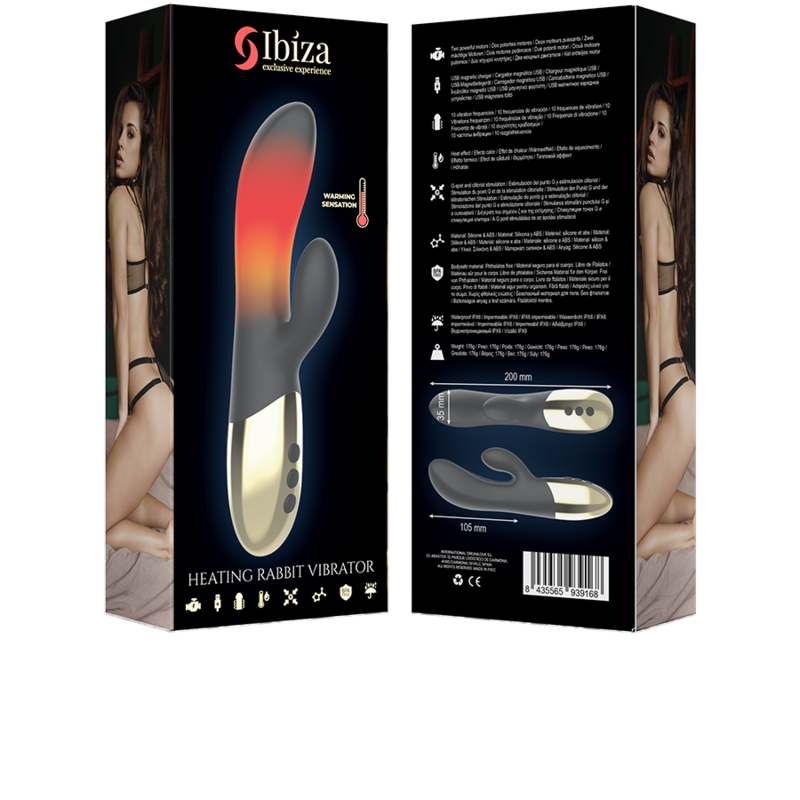 IBIZA - HEATING RABBIT VIBRATOR - My naughty haven #
