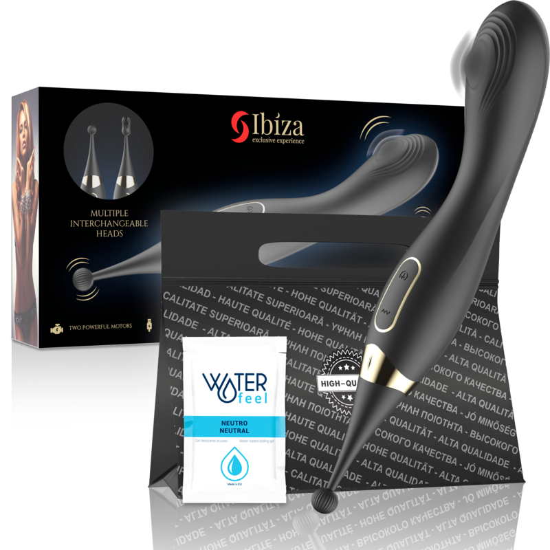 IBIZA - INTERCHANGEABLE CLITORAL STIMULATOR AND PULSATION G SPOT VIBRATOR - My naughty haven #