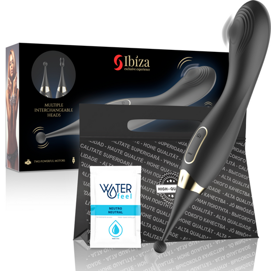 IBIZA - INTERCHANGEABLE CLITORAL STIMULATOR AND PULSATION G SPOT VIBRATOR - My naughty haven #