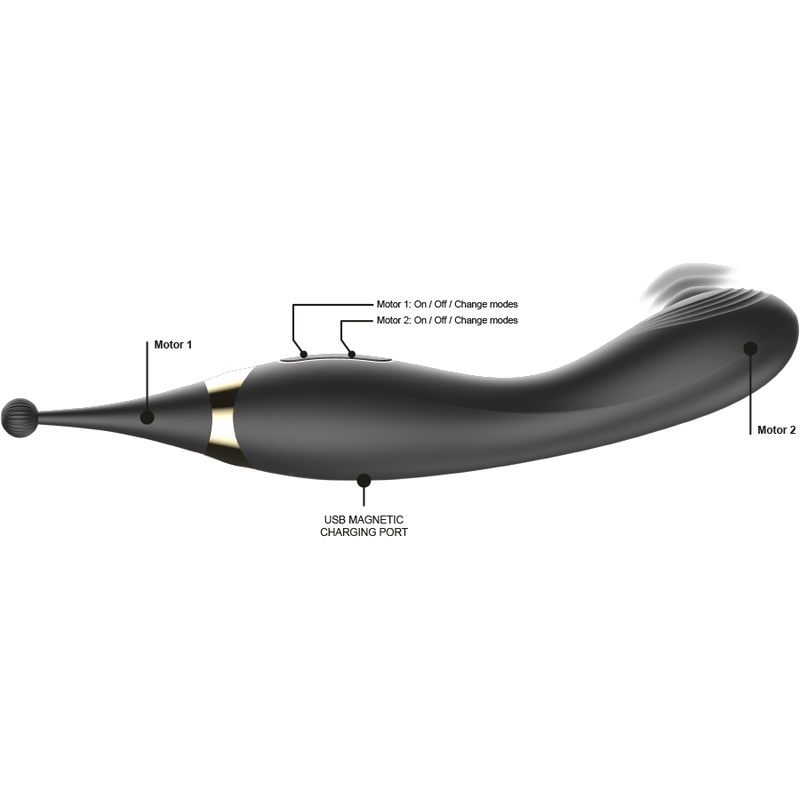 IBIZA - INTERCHANGEABLE CLITORAL STIMULATOR AND PULSATION G SPOT VIBRATOR - My naughty haven #