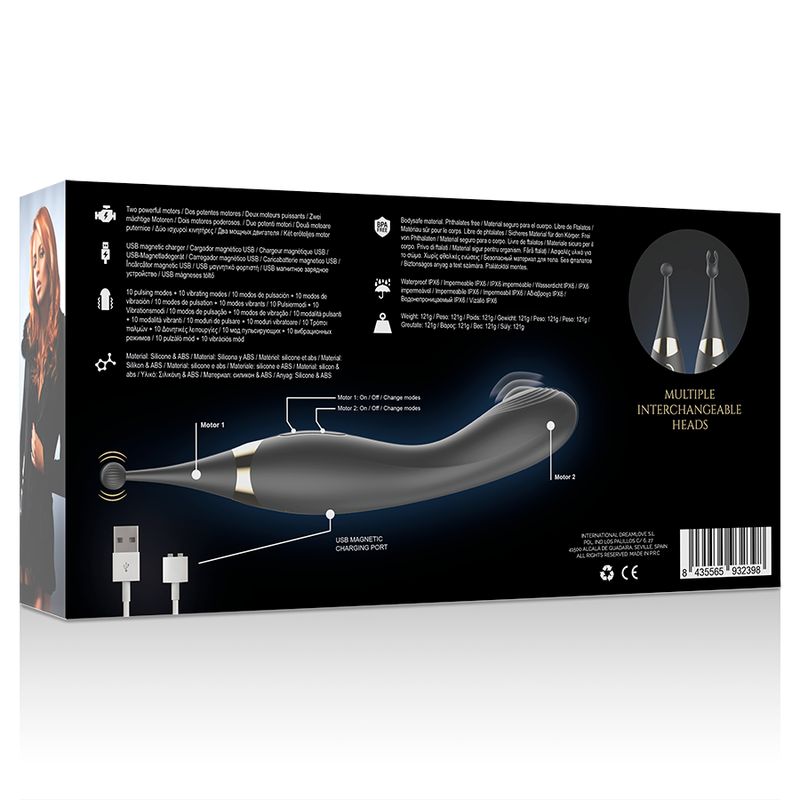 IBIZA - INTERCHANGEABLE CLITORAL STIMULATOR AND PULSATION G SPOT VIBRATOR - My naughty haven #