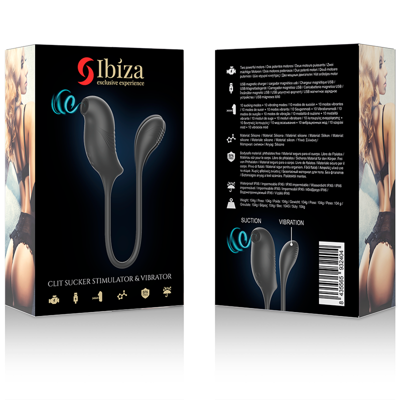 IBIZA - MAGIC CLITORIS SUCTION AND VIBRATION STIMULATOR - My naughty haven #