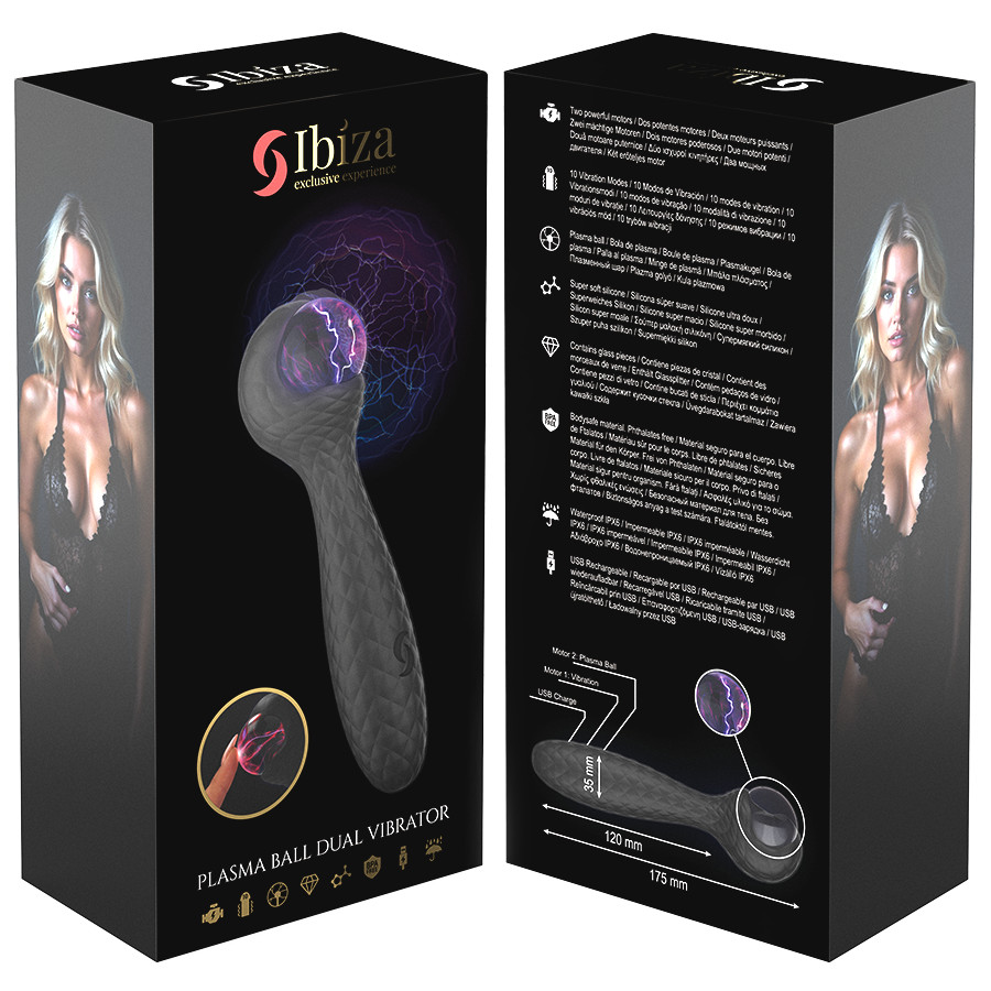 IBIZA - PLASMA SPHERE VIBRATOR AND STIMULATOR - My naughty haven #