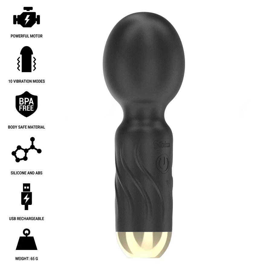 IBIZA - POCKET WAND VIBRATOR - My naughty haven #