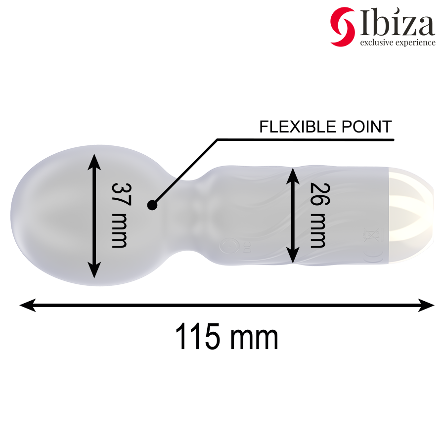 IBIZA - POCKET WAND VIBRATOR - My naughty haven #