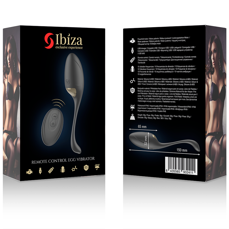 IBIZA - POWERFUL EGG VIBRATOR REMOTE CONTROL - My naughty haven #