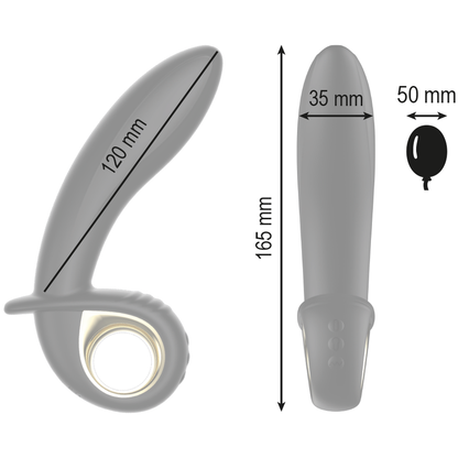 IBIZA - POWERFUL INFLATABLE ANAL/VAGINAL VIBRATOR REMOTE CONTROL - My naughty haven #