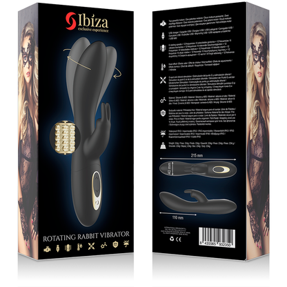 IBIZA - POWERFUL PEARLED ROTATOR WITH RABBIT - My naughty haven #