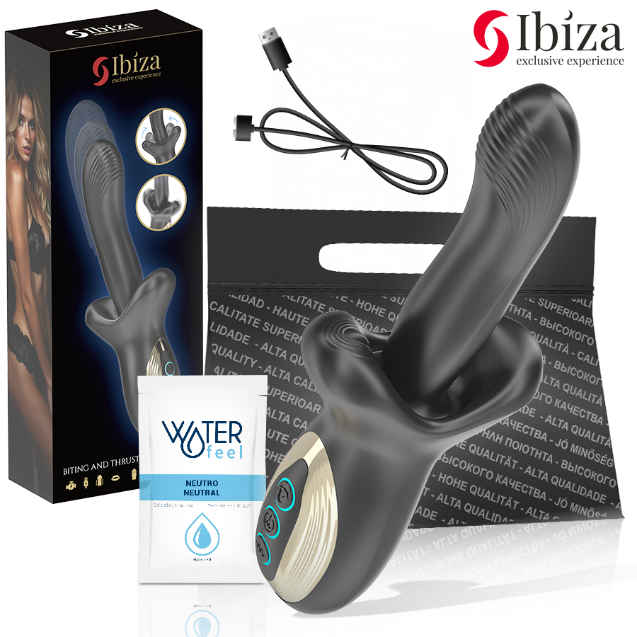 IBIZA - POWERFUL VIBRATOR WITH THRUSTING AND BITING EFFECT - My naughty haven #