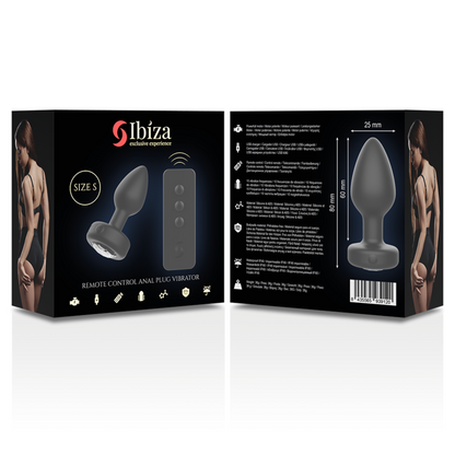 IBIZA - REMOTE CONTROL ANAL PLUG SIZE S - My naughty haven #