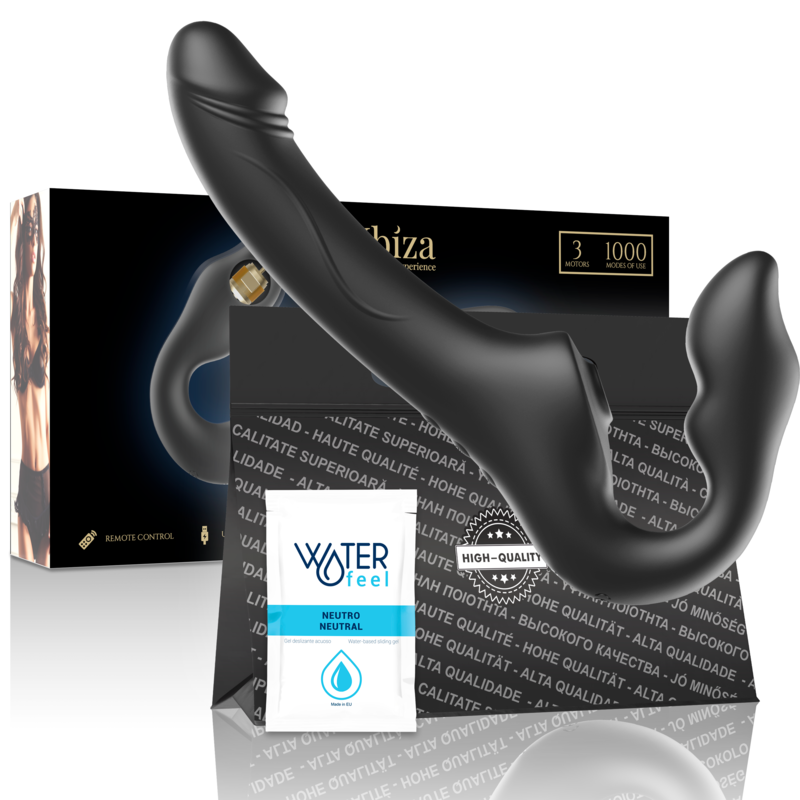 IBIZA - REMOTE CONTROL STRAPLESS VIBRATOR 3 MOTORS 1000 COMBINATIONS. - My naughty haven #