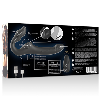 IBIZA - REMOTE CONTROL STRAPLESS VIBRATOR 3 MOTORS 1000 COMBINATIONS. - My naughty haven #