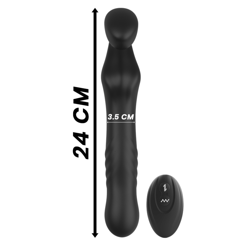 IBIZA - REMOTE CONTROL STRAPLESS VIBRATOR UP & DOWN - My naughty haven #