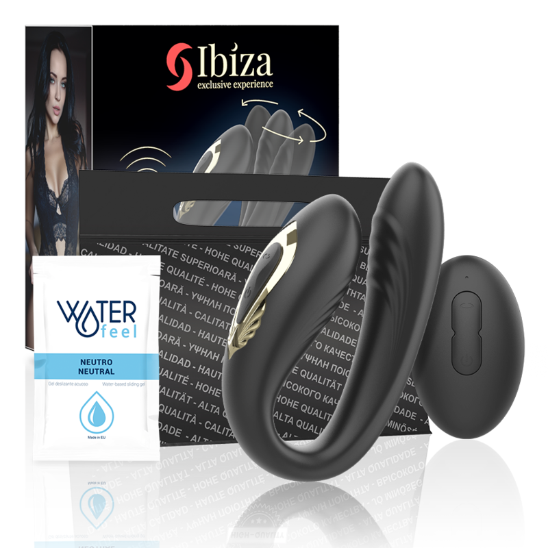 IBIZA - ROTATING DUAL VIBRATOR REMOTE CONTROL - My naughty haven #