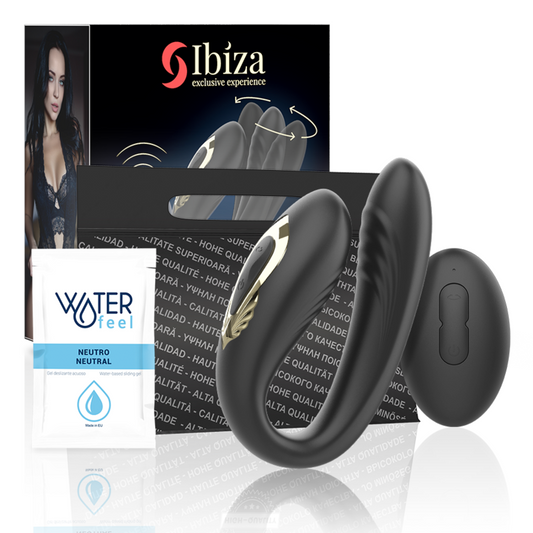 IBIZA - ROTATING DUAL VIBRATOR REMOTE CONTROL - My naughty haven #