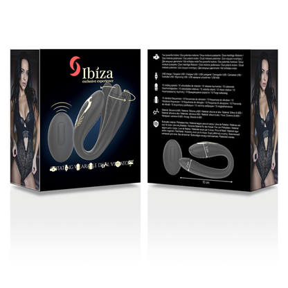 IBIZA - ROTATING DUAL VIBRATOR REMOTE CONTROL - My naughty haven #
