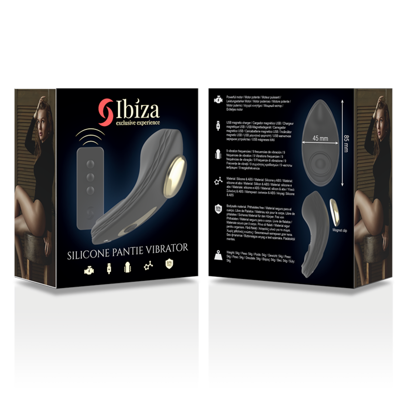 IBIZA - SILICONE PANTIE VIBRATOR REMOTE CONTROL - My naughty haven #