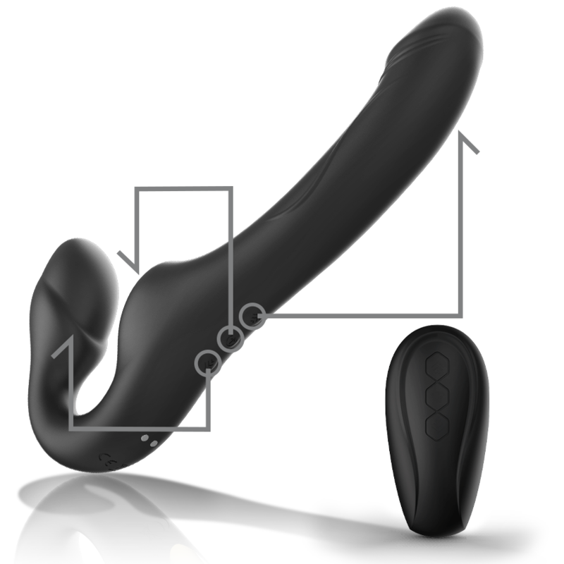 IBIZA - STRAPLESS VIBRATOR WITH REMOTE CONTROL PUSH BUTTON - My naughty haven #