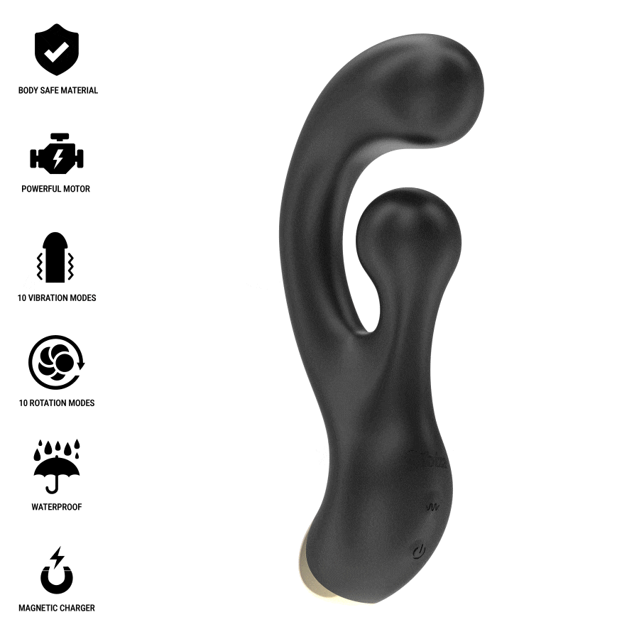 IBIZA - VIBRATING & ROTATING STIMULATOR - My naughty haven #